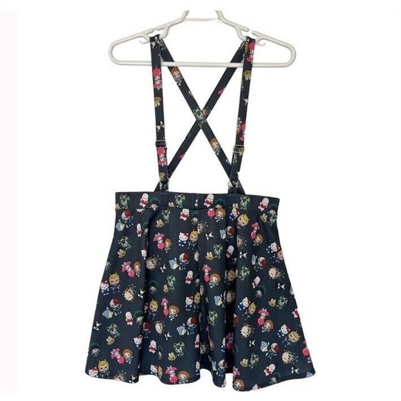 Hot Topic My Hero Academia x Hello Kitty and Friends Skater Suspender Skirt 2/2X - Picture 3 of 8